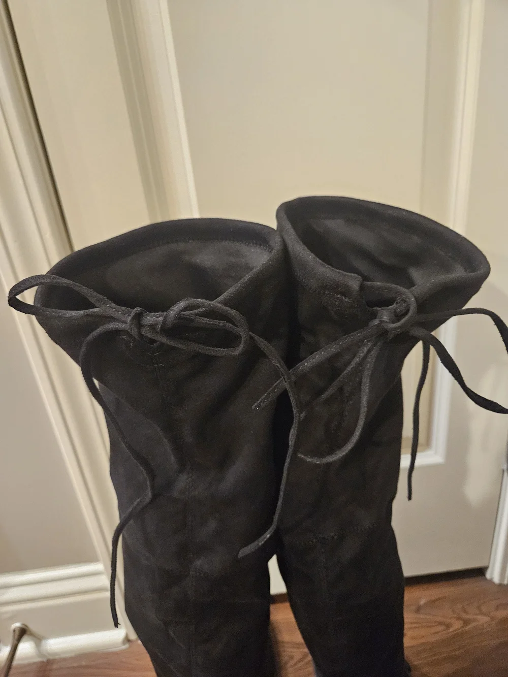 a new day Sidney Black Over-The-Knee Suede Boots Size 6.5 New In Box